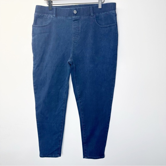 Betabrand Yoga Denim Pull On Jegging Skinny Jeans Size XL Petite - Picture 2 of 10